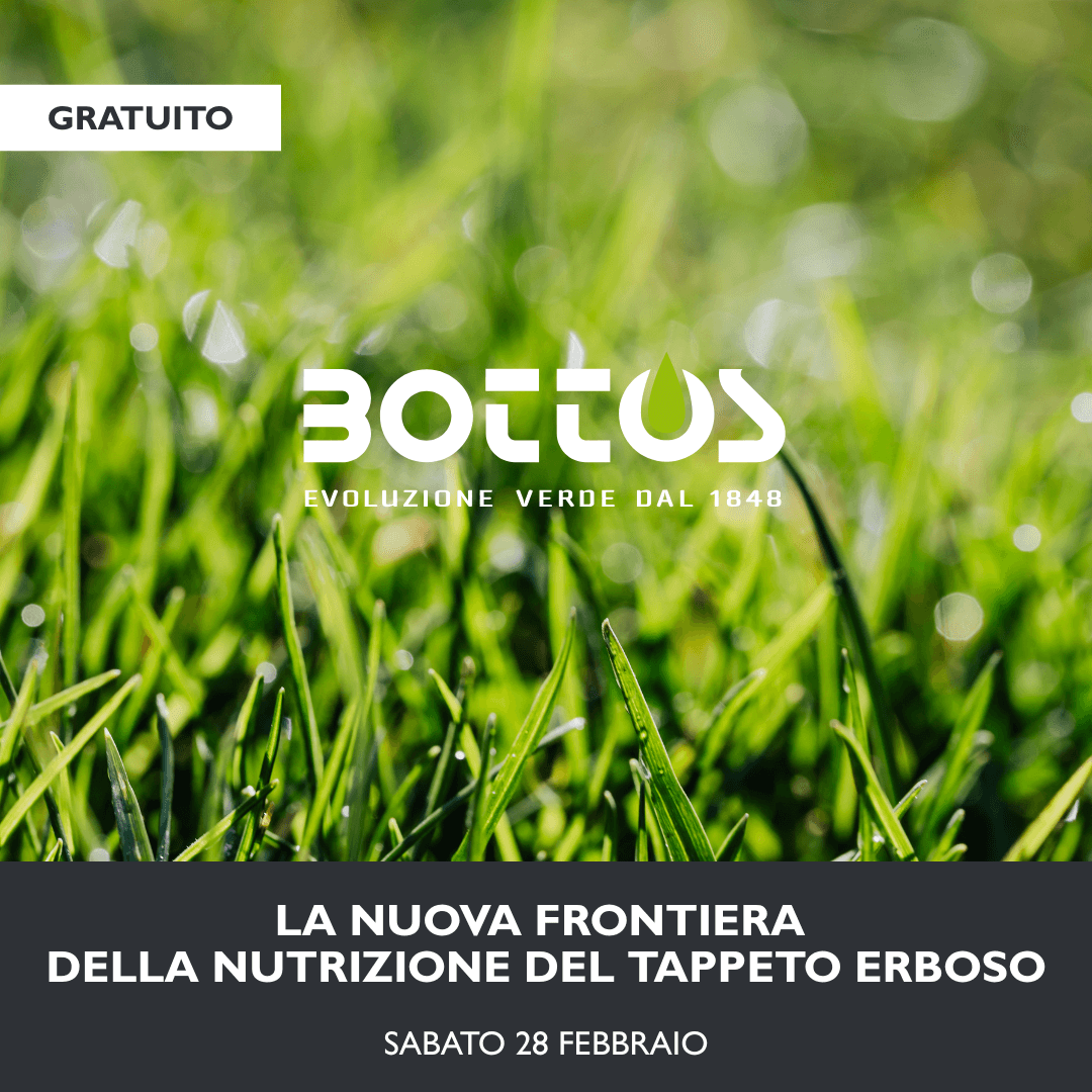 La nuova frontiera del tappeto erboso con Bottos 28.02.26