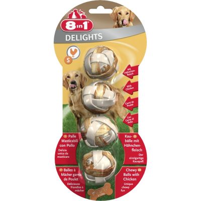 Snack per cani delights palle s gr. 36
