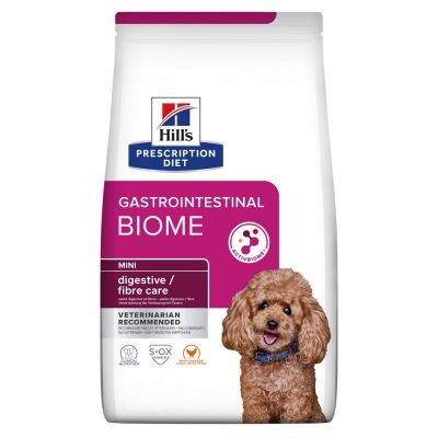 Hill’s PRESCRIPTION DIET Gastrointestinal Biome Mini crocchette per cani per la salute gastrointestinale 6 kg.
