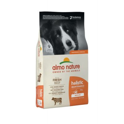 Almo nature holistic "dog medium" manzo secco cane kg. 12